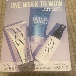 Color WOW One Week To WOW 3-Piece Hair Set - Purple & Teal
